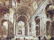 Giovanni Paolo Pannini, St. Peter Basilica, from the entrance